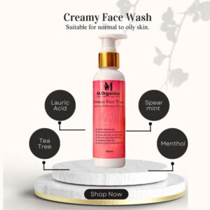 M.Organics Creamy Face Wash - 100 ml